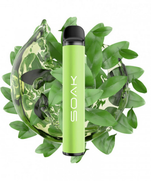 Электронная сигарета Soak X - Green Tea (Зеленый чай), 1500 затяжек