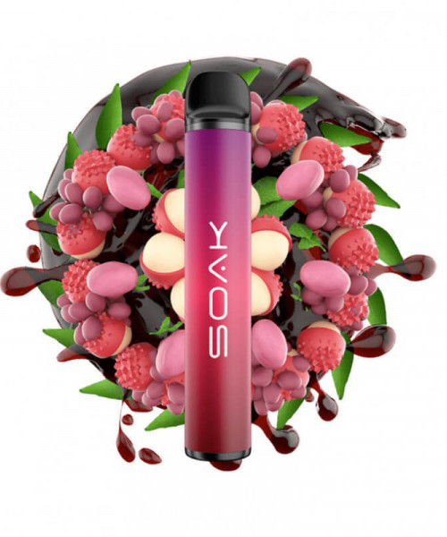 Электронная сигарета Soak X - Lychee Lemonade (Лимонад  личи), 1500 затяжек