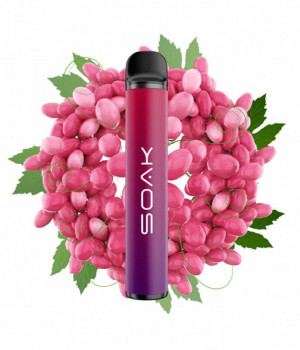 Электронная сигарета Soak X - Rose Grape (Сочный виноград), 1500 затяжек