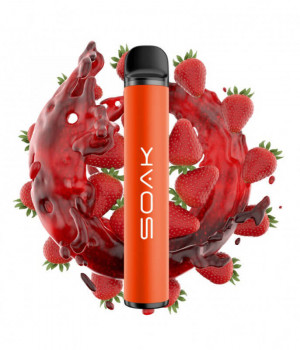 Электронная сигарета Soak X - Strawberry Jam (Клубничный джем), 1500 затяжек