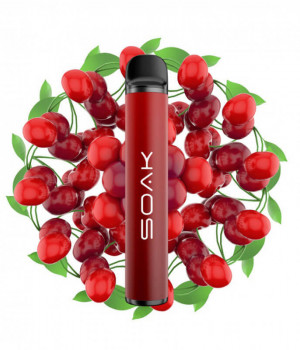 Электронная сигарета Soak X - Sweet cherry (Сладкая черешня), 1500 затяжек