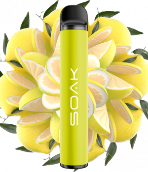 Электронная сигарета Soak X - True Lemon (Кислый Лимон), 1500 затяжек