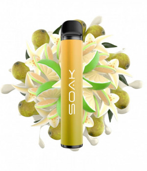 Электронная сигарета Soak X - Vanilla Pear (Ванильная груша с лаймом), 1500 затяжек