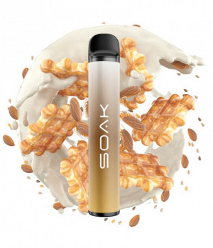 Электронная сигарета Soak X - Waffles (Вафли с миндалем), 1500 затяжек