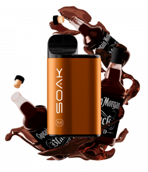 Электронная сигарета Soak M 4000 - Creamy Rum  (Кремовый ром), 4000 затяжек