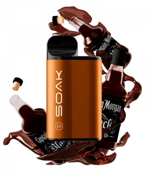 Электронная сигарета Soak M 4000 - Creamy Rum  (Кремовый ром), 4000 затяжек