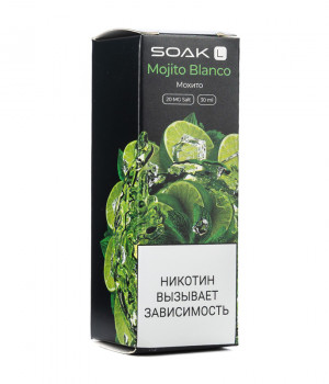 Жидкость SOAK L 30 мл 20 мг - Mojito Blanco (Мохито)