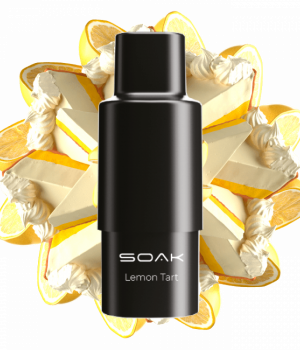 Картридж SOAK Q - Lemon Tart (Лимонный тарт), 1500 затяжек