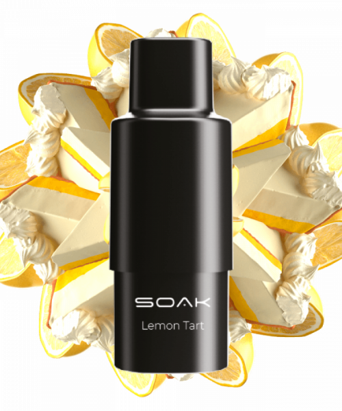 Картридж SOAK Q - Lemon Tart (Лимонный тарт), 1500 затяжек