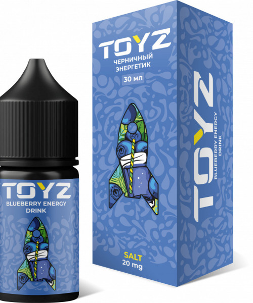 Жидкость Toyz 30 мл 20 мг - Blueberry energy drink (Черничный энергетик)