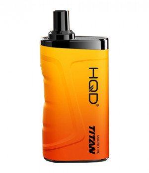 Электронная сигарета HQD Titan - Mango Ice (Манго), 7000 затяжек