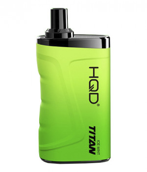 Электронная сигарета HQD Titan - Ice Mint (Мятная Жвачка), 7000 затяжек