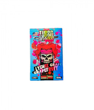 Электронная сигарета Turbo - Виноград-личи-грейпфрут, 6000 затяжек