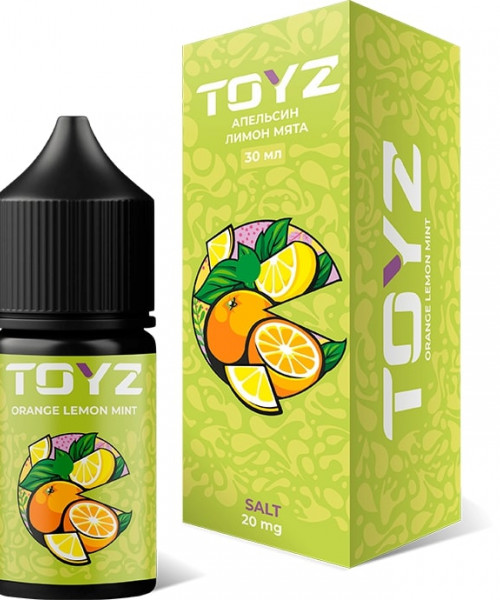 Жидкость Toyz 30 мл strong 20 мг - Orange, lemon and mint (Апельсин, Лимон и Мята)