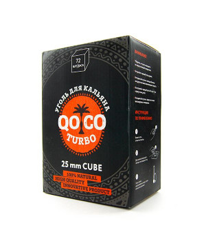 Уголь QOCO TURBO 72 шт