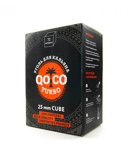 Уголь QOCO TURBO 72 шт