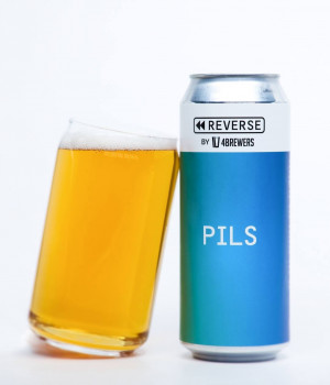 Пиво 4Brewers - Revers Pils, 0.5л, 4.5%