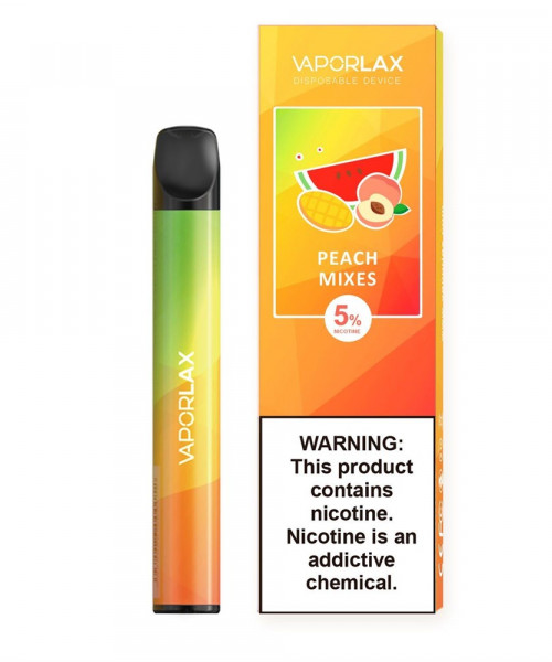 Электронная сигарета Vaporlax - Peach Mixes (Арбуз-Персик-Манго), 800 затяжек