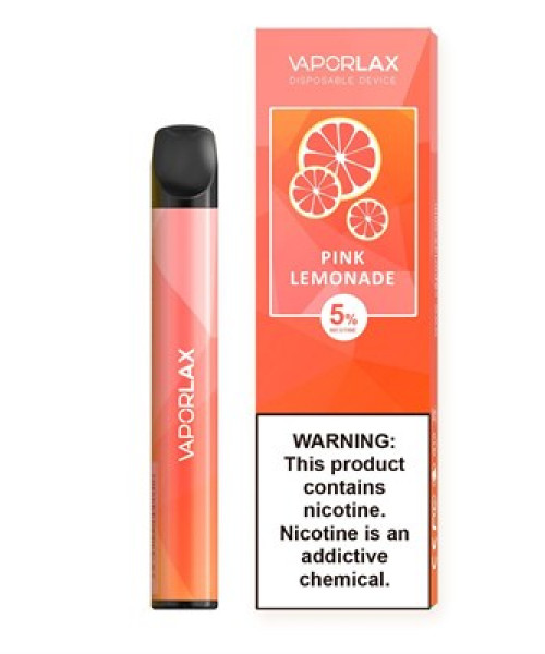 Электронная сигарета Vaporlax - Pink Lemonade (Розовый лимонад), 800 затяжек