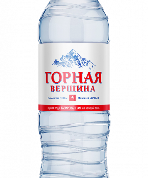 Вода Горная Вершина - Газ., 0.5л