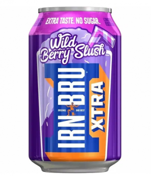 Лимонад Irn Bru Xtra - Wild Berry Slush, 0.33 л