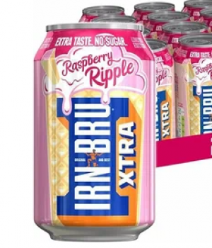 Лимонад Irn Bru Xtra - Raspberry Ripple, 0.33 л