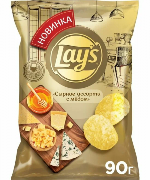 Чипсы Lay`s - Сырное ассорти с мёдом, 90 г