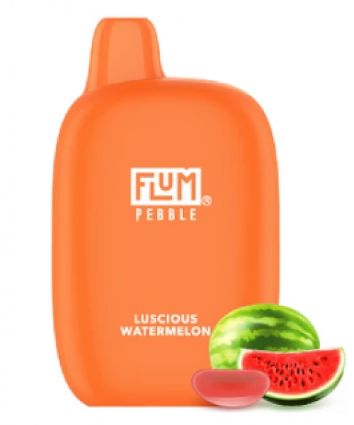 Электронная сигарета Flum Pebble - Luscious Watermelon (Арбуз), 6000 затяжек