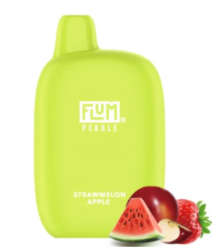 Электронная сигарета Flum Pebble - Strawberry Watermelon Apple (Клубника Арбуз Яблоко), 6000 затяжек